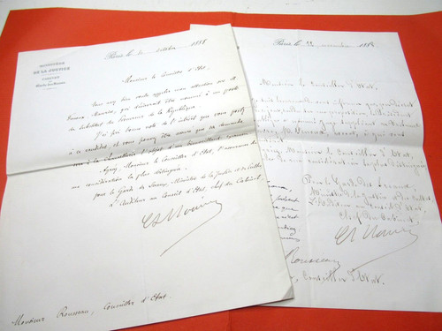 Armand rousseau autographe - armand,