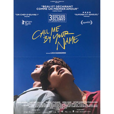 CALL ME BY YOUR NAME Affiche de film  - 40x54 cm. - 2018 - Timothee Chalamet, Lu