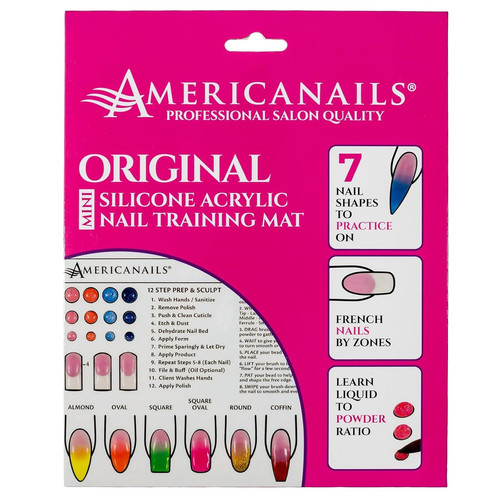 Mini acrylic nail training mat - mini,