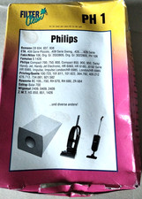 10 sacs aspirateur PHILIPS ROWENTA FILTER CLEAN PH1