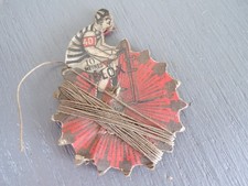 Carton publicitaire Ancienne carte de fil publicitaire Vélox