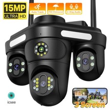 Outdoor 15MP HD Three Screen