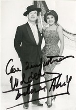 "Dolores ABRIL et Juanito VALDERRAMA" Photo originale dédicacée (Photo ALFREDO)