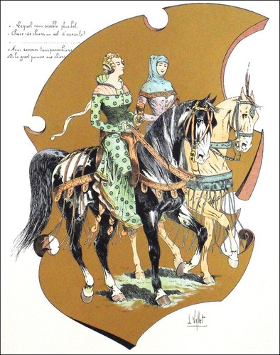 Châtelaines cheval parlant - chÂtelaines, à
