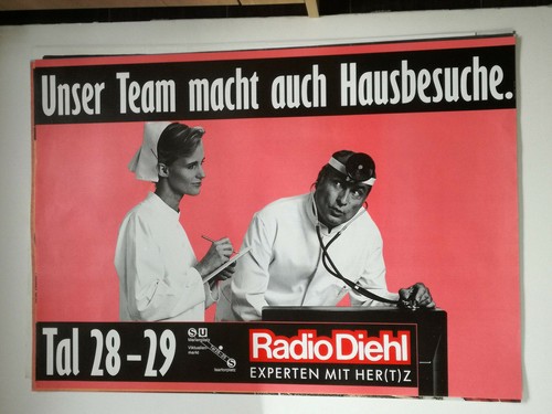 Affiche radio diehl - radio,