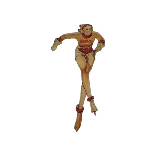 Plaque publicitaire pin up - plaque,