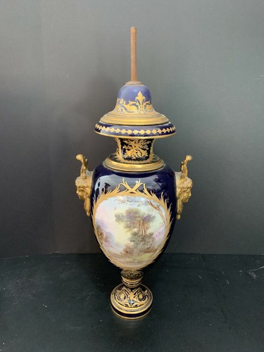 Sevres france cobalt gilt - france,