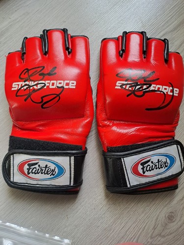 Ronda rousey signed gloves - ronda,