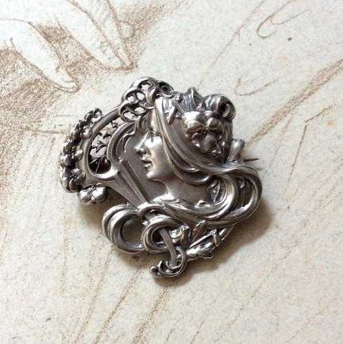 Ancienne broche art nouveau - ancienne,
