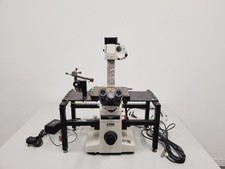Microscope Nikon Diaphot Avec Caméra CCD Watec Pièces/Réparation Lab