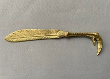 Coupe papier en bronze doré