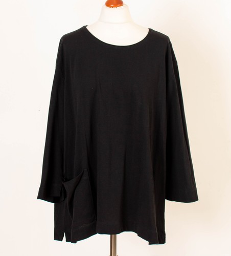 Haut chemise noire manches - haut,