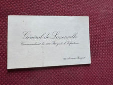 Fachoda coloniale, expedition Marchand, Carte de visite general de Lanouvelle