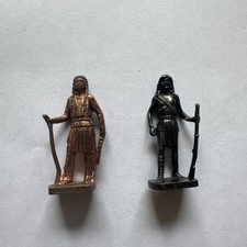 Lot 2 Indiens Figurine Kinder Métal - Victorio - Cap Joseph 