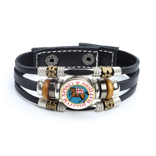 Bracelet sceau templier - templier, fond