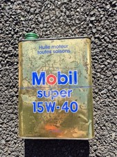 bidon d'huile Mobiloil 2L