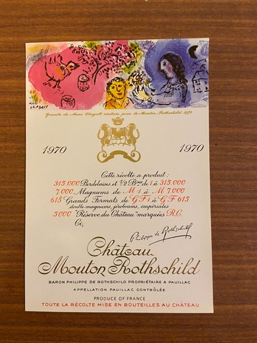 Etiquette château mouton - etiquette,