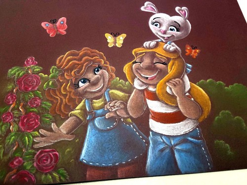 Illustration originale signée - originale,