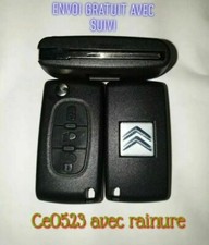 Coque clé plip 3 boutons