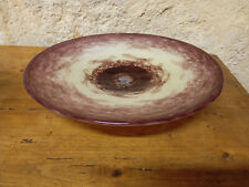 grande coupe a fruit pate de verre signe andre delatte a nancy