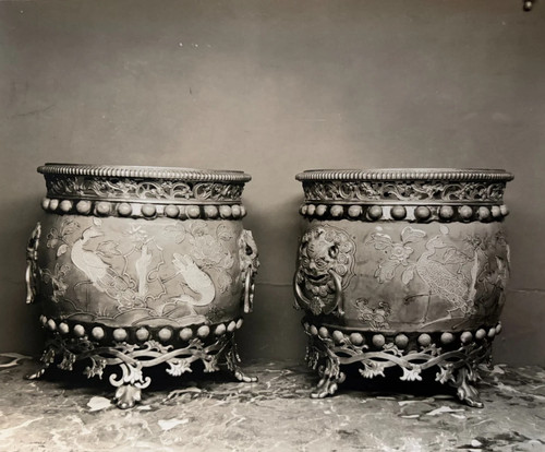 Photographie cache pot chine - cache-pot,