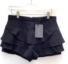 Shorts Noirs Zara Avec Volant