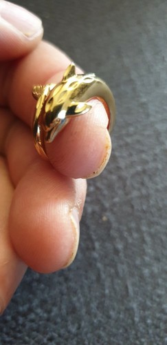 Bague femme dauphin - femme, vermeil