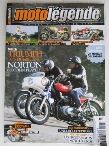 Moto legende 197 - n°, /triumph