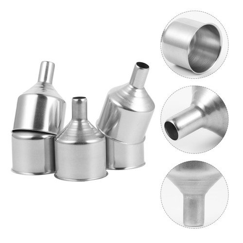 Pcs mini metal funnels - 5,
