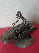  Sculpture JET Ski En Acier