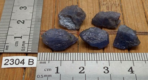 Lot tanzanites pierre brute - tanzanites,