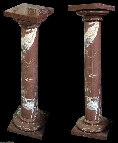 Colonne marbre rouge - rouge, laguna