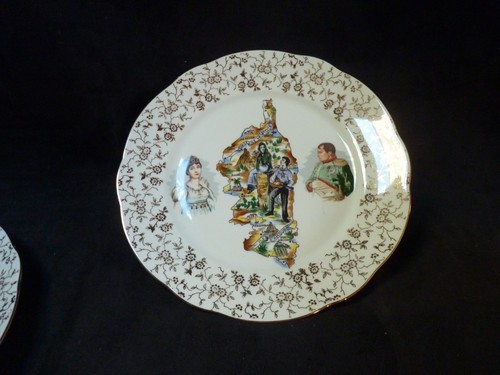 Assiette décorative corse - assiette,