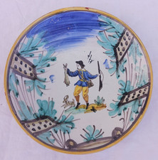Talavera Assiette Faïence Espagne Décor Champêtre