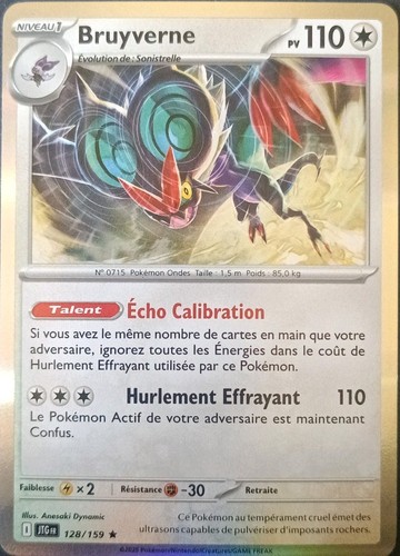 Pokemon bruyverne 128 - 128/159, holo