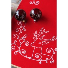 Nappe "élan et oiseau"