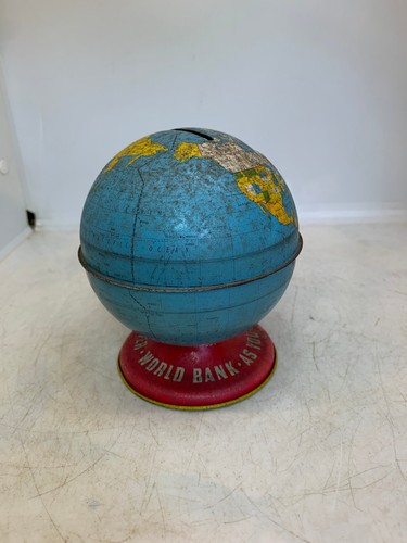 Ancienne tirelire globe - ancienne,