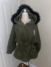 maje Khaki Cotton coat