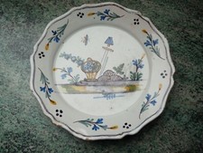 Très rare ancienne assiette