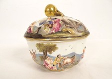 Boîte sucrier porcelaine