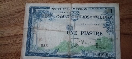 Billet indochine française - billet, 1
