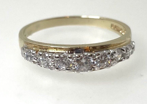 Bague vintage 9ct - vintage, jaune