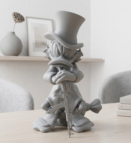 Statue picsou uncle scrooge - -,