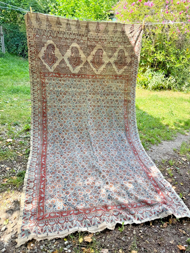 Très ancien kalamkari tenture - ancien,