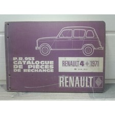 Renault R4 -1970- Manuel pieces detachees PR953 1ere edition - Renault REN-77014
