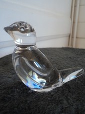 Oiseau VILLEROY & BOCH en cristal de 8 cm en bon état. Collection/décoration.