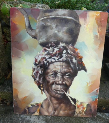 Tableau huile sur toile - huile,
