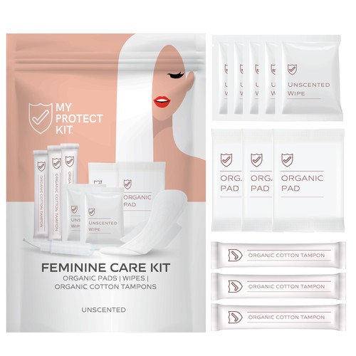 Feminine care kit 11 pieces - -,