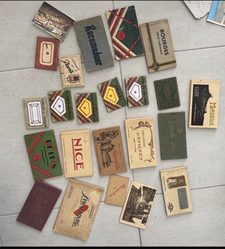 Lot carnets de cartes - 20,