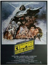 STAR WARS l' empire contre attaque The Empire Strikes Back affiche cinema   µ